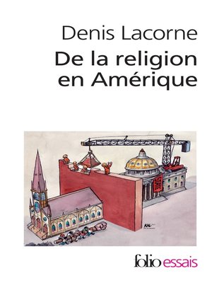 cover image of De la religion en Amérique. Essai d'histoire politique